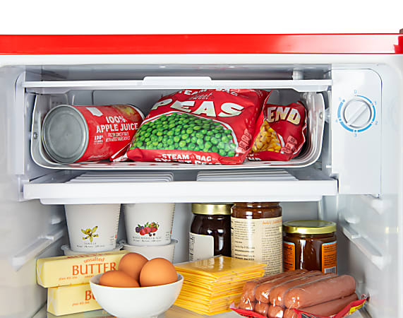 Coca Cola 3.2 Cu. Ft. Refrigerator With Freezer Red - Office Depot