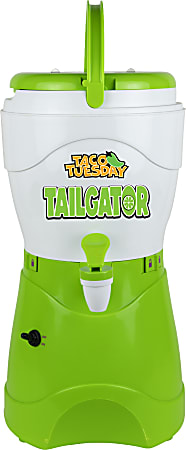 Taco Tuesday 1-Gallon AC/DC Tailgater Party Frozen Margarita & Slush Machine, Green