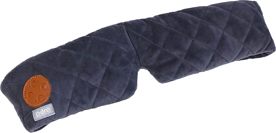 Pure Enrichment Wave Sound Therapy Eye Mask, Charcoal Gray
