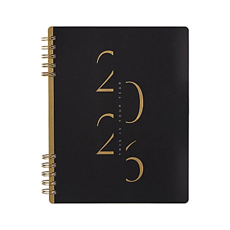 2026 Happy Planner Monthly/Weekly Classic Customizable Twin Loop Planner, 7" x 9-1/4", Believe You Can, January To December, PZ0017C011