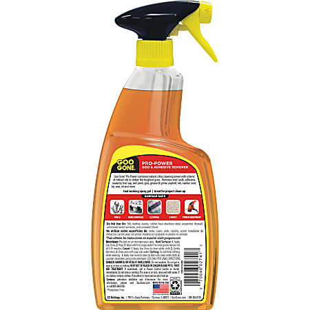 Goo Gone Spray Gel - 24 fl oz - For Tar, Glue, Caulk, Sealant
