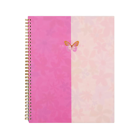 2026 Organized by Happy Planner Monthly/Weekly Big Twin Loop Planner, 8-1/2" x 11", Sunlit Floral, January To December, PT0021B001