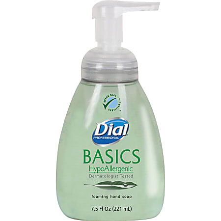 Dial Basics HypoAllergenic Foaming Hand Soap Honeysuckle Scent 7.5