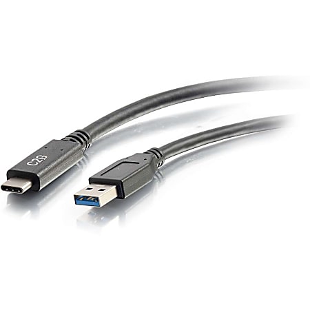 C2G Type C To USB A Cable, 6', Black