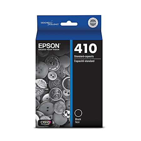 Epson® 410 Claria® Premium Black Ink Cartridge, T410020-S