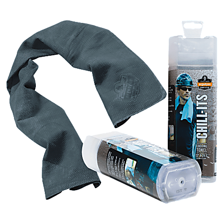 Ergodyne Chill-Its 6602  Gray Evaporative Cooling Towel