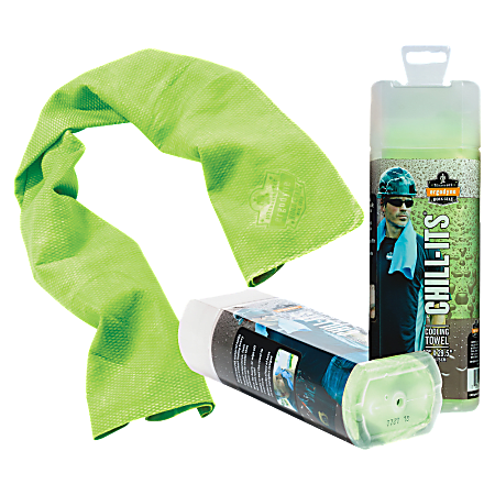 Ergodyne Chill-Its 6602  Hi-Vis Lime Evaporative Cooling Towel