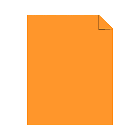 Astrobrights Color Cardstock 8.5 x 11 65 Lb Cosmic Orange 250 Sheets -  Office Depot