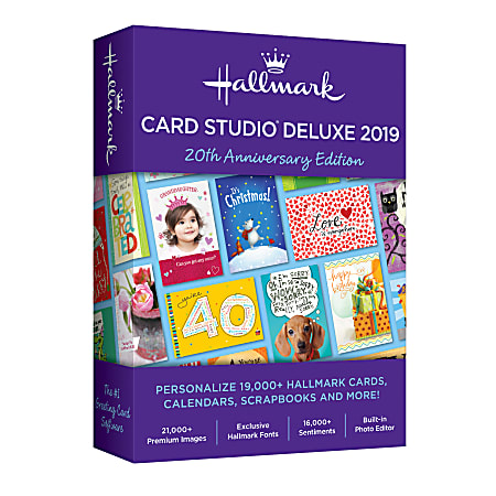 Hallmark® Card Studio Deluxe 2019, Disc