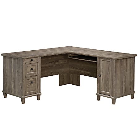 Sauder® Hammond 65-1/8"W L-Shaped Corner Desk, Emery Oak
