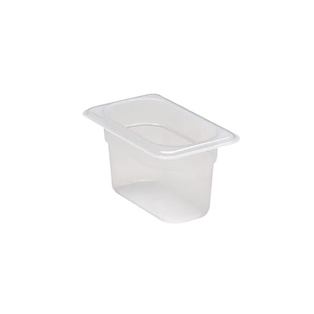 Cambro 1/9 Size Translucent Food Pan, Clear