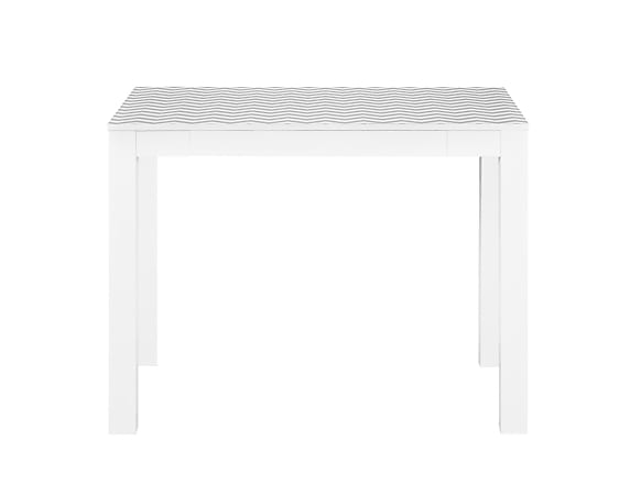 Ameriwood™ Home Parsons 39"W Computer Desk With Drawer, White/Gray