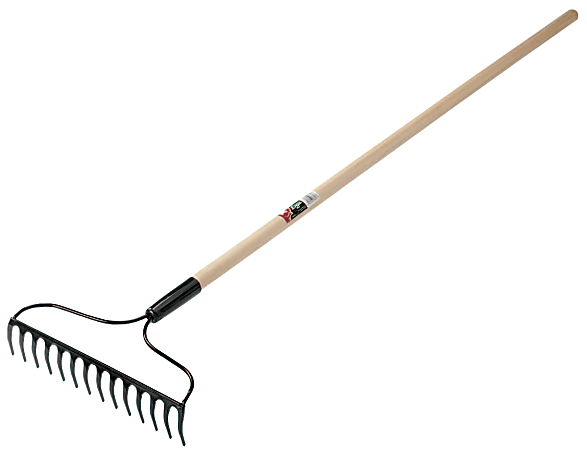 Jackson Eagle Bow-Style Garden Rake, 14 Tines