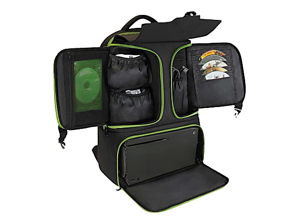 thumbnail image 2 of ENHANCE Gaming Console Backpack – Fits Xbox One X, One S, Accessories 2 of 4