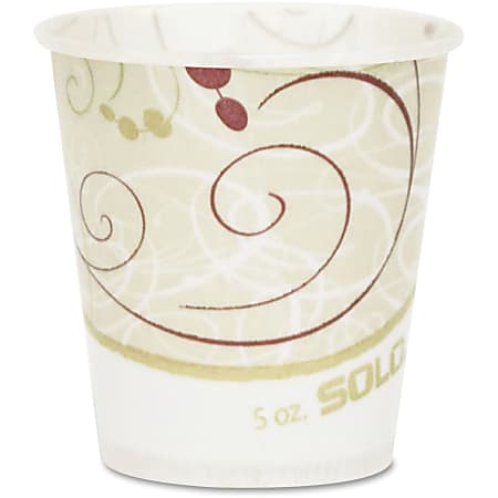 Solo Cup Cold Paper Cups - 3000 / Carton - Beige - Paper - Cold Drink, Milkshake, Smoothie