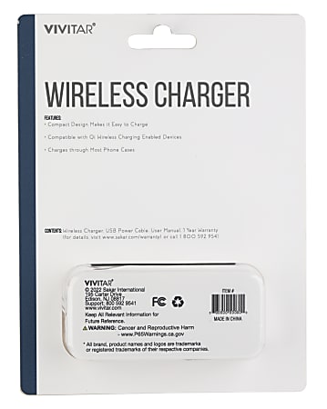 Vivitar wireless charging desk lamp 2025