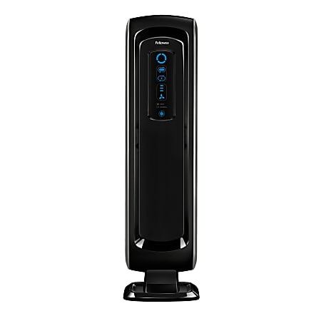 Fellowes® AeraMax® 90 HEPA 4-Stage Air Purifier, 100-200 Sq. Ft. Coverage, Black