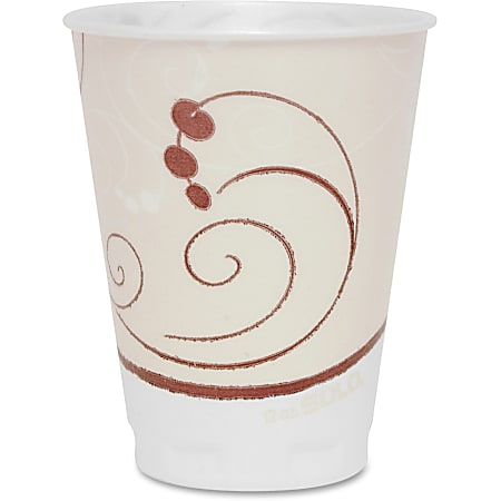 Solo Cup Cozy Touch 12 oz. Insulated Cups - 12 fl oz - 100 / Pack - Beige - Foam - Hot Drink, Cold Drink, Beverage