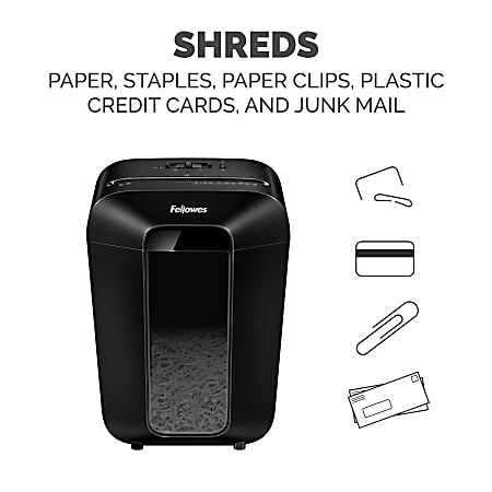 FELLOWES - Paper Shredders; Shredder Type: 11-Sheet Cross Cut Paper Shredder;  Shredder Style: Manual; Maximum Shredding Capacity: 11; Shredding Speed: 8  ft/min; Reversible: Yes; Cut Style: Cross-Cut; Overall Width: 13.63 in;  Overall