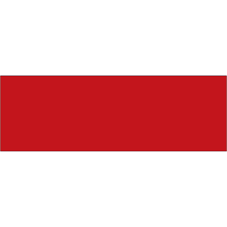 Tape Logic® Write™On Inventory Labels, DL637A, Rectangle, 3" x 9", Red, Roll Of 250