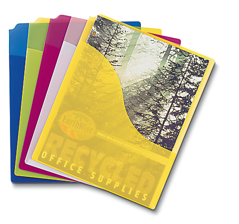 Pendaflex Poly Wave Pocket Folders Letter Size Assorted Colors