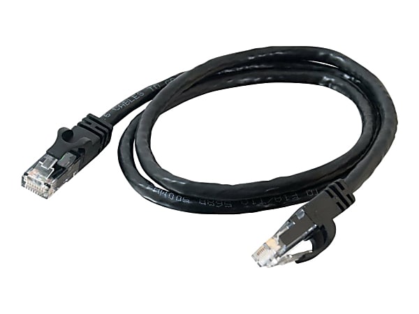 C2G 9ft Cat6 Snagless Unshielded (UTP) Ethernet Network Patch Cable - Black - Patch cable - RJ-45 (M) to RJ-45 (M) - 9 ft - UTP - CAT 6 - snagless, stranded - black