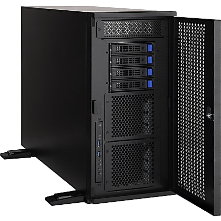 Gigabyte W291-Z00 Barebone System Tower - Socket SP3 - 1 x Processor Support - AMD Chipset - 128 GB DDR4 SDRAM DDR4-2666/PC4-21333 Maximum RAM Support - 8 Total Memory Slots - Serial ATA/600 - ASPEED AST2500 Integrated - Processor Support (EPYC)