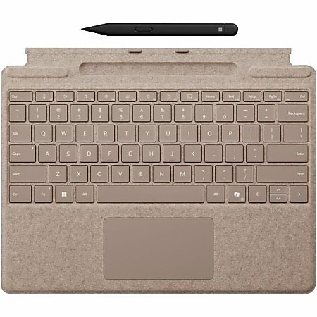 Microsoft Surface Pro Keyboard with Pen Storage - Dune - Notebook - TouchPad - Mechanical Keyswitch - Dune