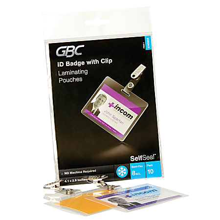 Swingline GBC SelfSeal Self Adhesive Laminating Pouch