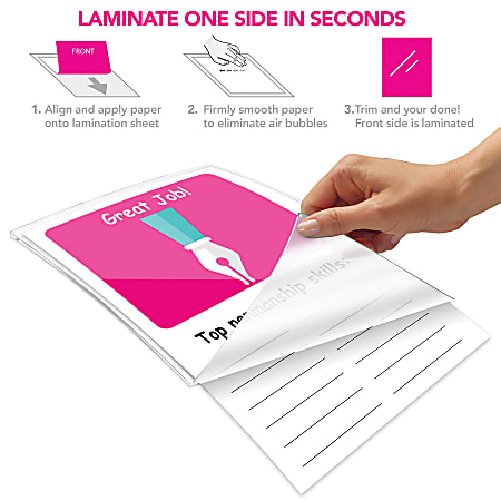 Amazon.com : GBC Laminating Sheets, Self Adhesive Pouches