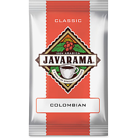 DS Services Javarama Colombian Coffee Packets, 2 Oz, Carton Of 24