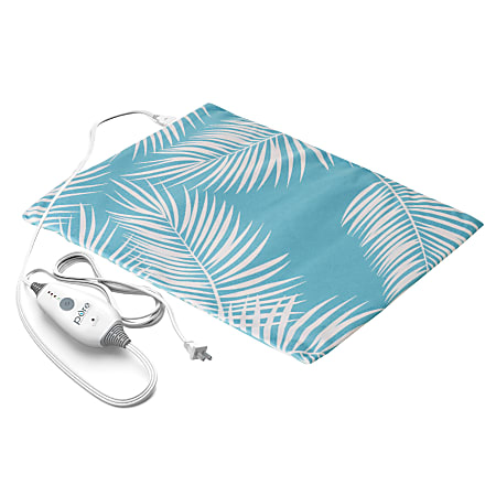 Pure Enrichment PureRelief Express Designer Series Heating Pad, 12" x 15", Palm Aqua