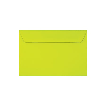 LUX Booklet 6" x 9" Envelopes, Gummed Seal, Wasabi, Pack Of 1,000