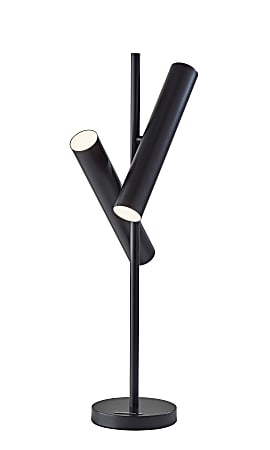 Adesso Greer 30"H LED Table Lamp, Black