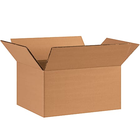 Partners Brand Double-Wall Corrugated Boxes, 6"H x 8"W x 12"D, Kraft, Pack Of 15