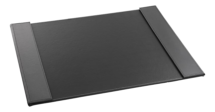 Realspace™ Executive Desk Pad, 19" x 24", Black/Gray