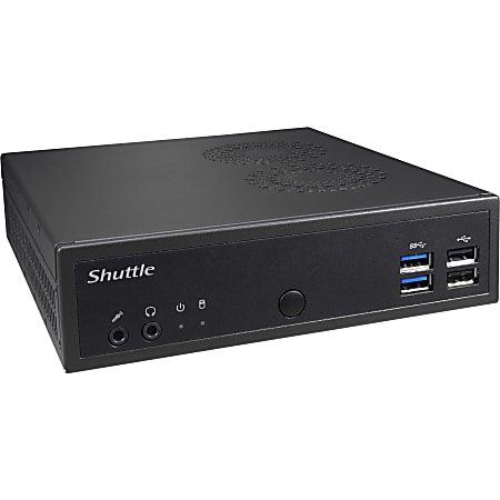 Shuttle XPC Slim DH02U5 Desktop PC, Intel® Core™ i5, 8GB Memory, 120GB Solid State Drive, Windows® 10