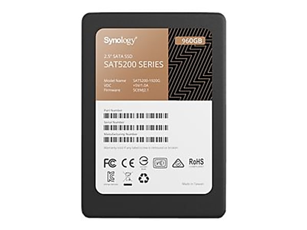 Synology SAT5200-960G - SSD - 960 GB - internal - 2.5" - SATA 6Gb/s