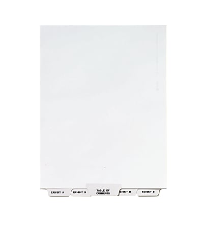 Avery® Premium Collated Legal Dividers Avery® Style, A-Z & Table Of Contents, 8 1/2" x 11", White
