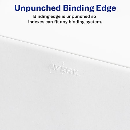 Avery Premium Collated Legal Dividers Avery Style Side Tab 51 75