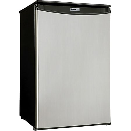 Danby Designer Compact All Refrigerator - 4.40 ft³ - Auto-defrost - Reversible - 4.40 ft³ Net Refrigerator Capacity - 268 kWh per Year - Stainless - Smooth - Built-in