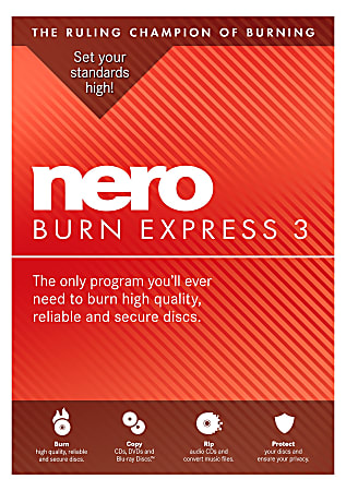 Nero Burn Express 3, Traditional Disc