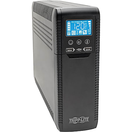 Eaton Tripp Lite Series 1300VA UPS Eco Green Battery Back Up AVR 120V USB Energy Star Line Interactive - ECO1300LCD