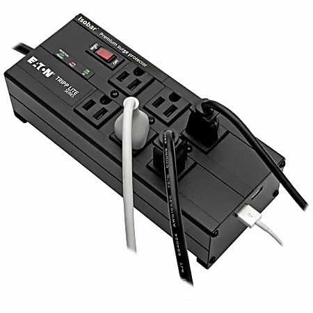 Eaton Tripp Lite Series Isobar 6 Outlet Surge Protector 10 ft. Cord ...