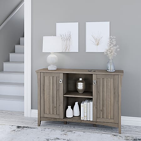 Bush furniture salinas accent storage cabinet with doors discount