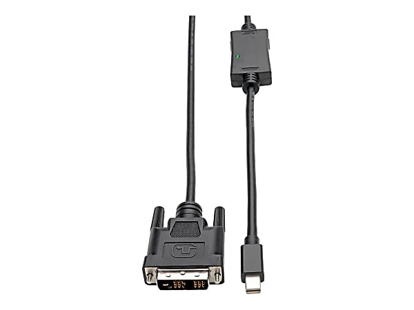 Eaton Tripp Lite Series Mini DisplayPort 1.2 to DVI Adapter Cable (M/M), 1080p, 3 ft. (0.9 m) - Adapter - P586003DVI