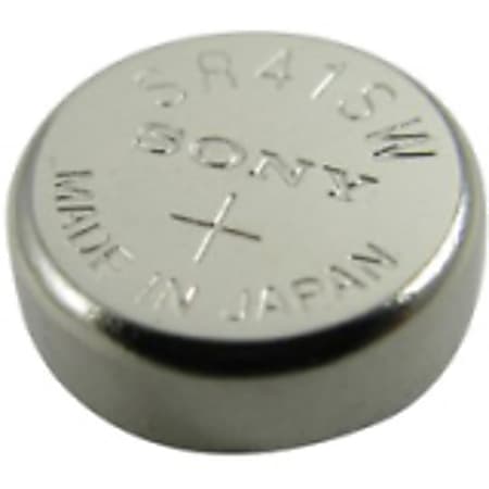 Lenmar WC384 SR41SW Silver Oxide Coin Cell Watch Battery - Silver Oxide - 45mAh - 1.55V DC