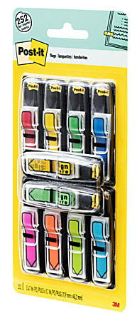 Post it Notes Arrow Flags 716 x 1 710 Assorted Colors 24 Flags Per Pad ...