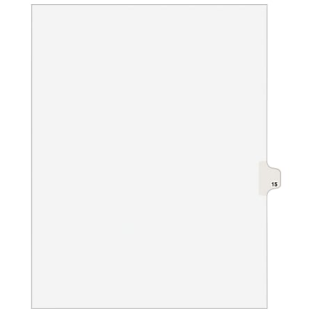 Avery® Individual Legal Dividers Avery® Style, Letter Size,