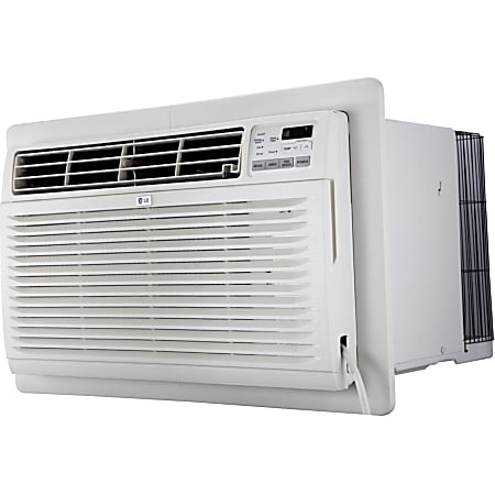 LG 12,000 BTU 230v Through-the-Wall Air Conditioner - Cooler - 3458.24 W Cooling Capacity - 530 Sq. ft. Coverage - Dehumidifier - Remote Control - Energy Star - White